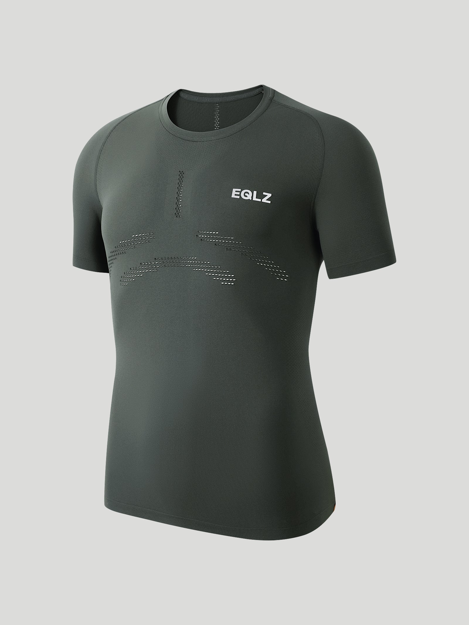 【YEEL】25ss YEEL RACING ASYMMETRIC T-SHIRT gray-parton-gunmetal-2024-dirt