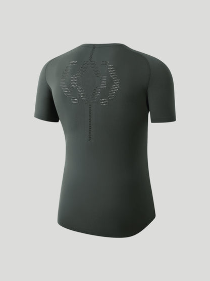 一体無縫速乾短袖Tシャツ