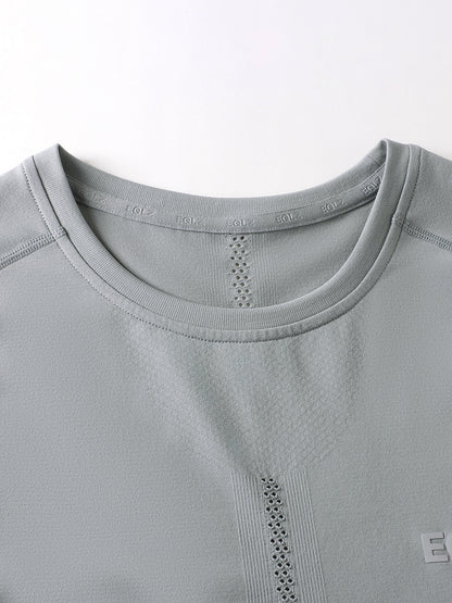 一体無縫速乾短袖Tシャツ